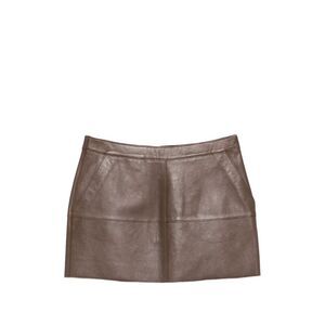 Parosh Women Leather Mini Skirt